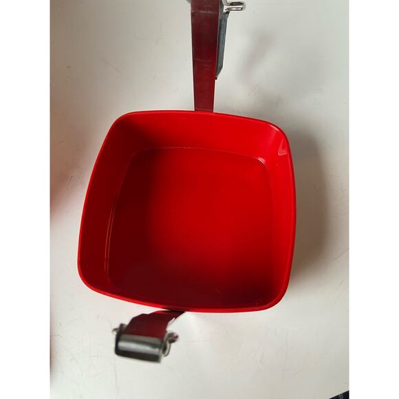 Vintage Gold Fish Brand Mid-Century Modern Melamine Stacking Lunchbox Snack Tote - Picture 12 of 12